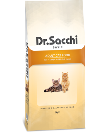 Dr.Sacchi Basic Chicken Yetişkin Kedi Maması 1 kg Açık Mama