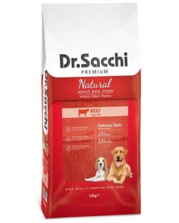 Dr. Sacchi Premium Natural Beef Yetişkin Köpek Maması 15 kg