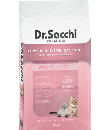 Dr.Sacchi Premium Düşük Tahıllı Yavru Kedi Maması 10 Kg