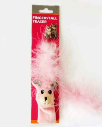Eastland Peluş Parmağa Takılan Kedi  Oltası 40 cm Pembe
