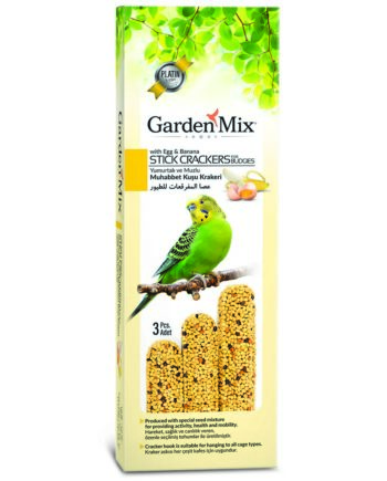 Garden Mix Platin Muzlu Kuş Krakerleri 3 lü Muzlu