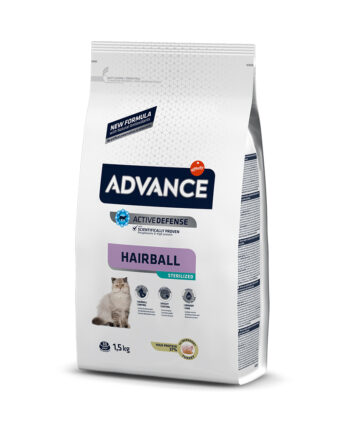 Advance Sterilized Hindili Kısırlaştırılmış Hairball Kedi Maması 1,5 Kg