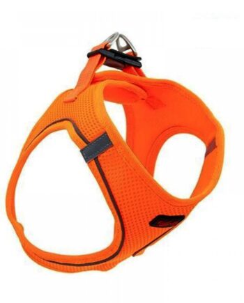 Tailpetz Air Mesh Köpek Göğüs Tasması 2XSmall 28x32 cm Neo Orange