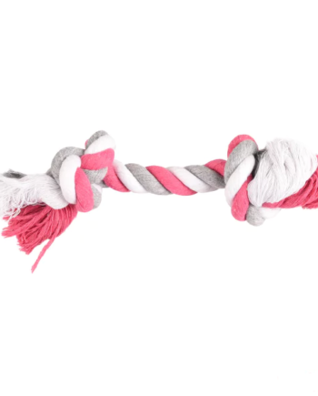 Flamingo 2 Düğümlü Diş İpi Köpek Oyuncağı S 22 cm