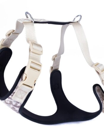 Doggie Yumuşak Softlu Köpek Göğüs Tasması 45/55 cm Kamuflaj Açık