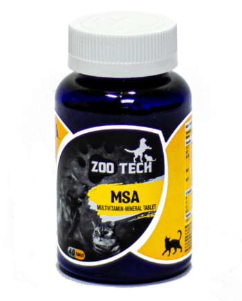 ZooTech Msa Vitamin 40 Tablet Kedi Köpek Multivitamin Mineral Protoin Tableti