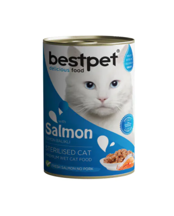 BestPet Somonlu Kısırlaştırılmış Kedi Konservesi 400gr