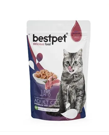Bestpet Jelly Pouch Lamb Kuzulu Kedi Maması 85 Gr