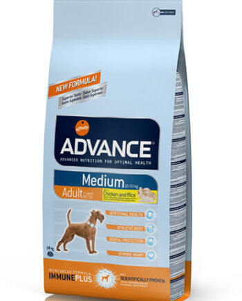 Advance Medium Adult Yetişkin Tavuklu Köpek Maması 14 Kg