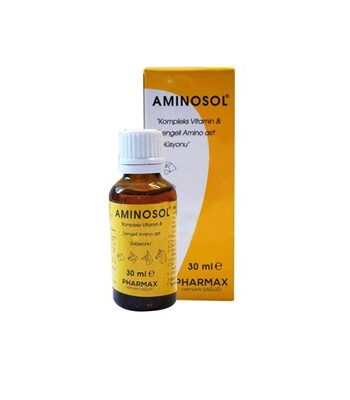 Aminosol Kedi, Köpek kuş ve At Vitamini 30 Ml