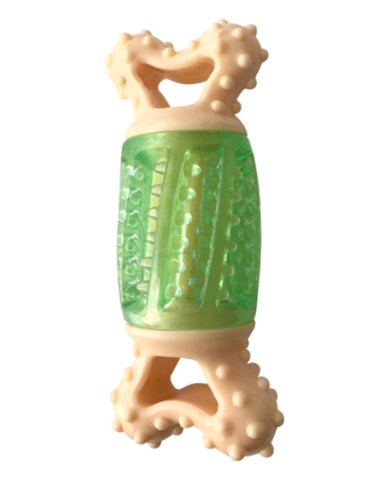 Playfull Sağlam Plastik Sesli Dental Köpek Oyuncağı 13x4cm Yeşil