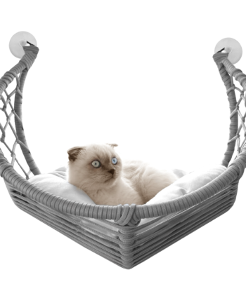 Markapet Vantuzlu Gondol Kedi Hamağı Kedi Yatağı 40*45 cm Gri