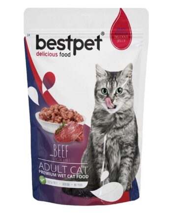 BestPet Adult Jelly Pouch Biftekli Kedi Maması 85 Gr