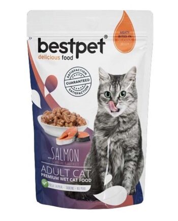 Best Pet Pouch Somonlu Kedi Konservesi 85gr