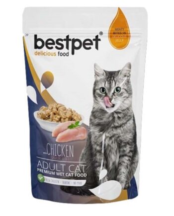 BestPet Adult Jelly Pouch Tavuklu Kedi Maması 85 Gr