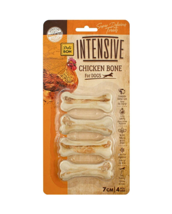Delibon İntensive Tavuklu Kemik - 7Cm 4 lü Paket