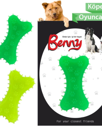 Benny Köpek Oyuncağı Kemik 5.5 x 10 cm Çeşitli Renklerde