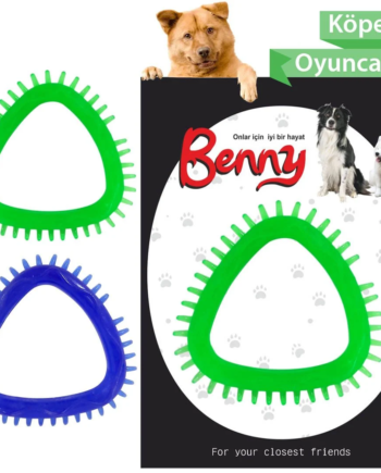 Benny Köpek Oyuncağı Üçgen 8 x 8.5 cm Çeşitli Renklerde