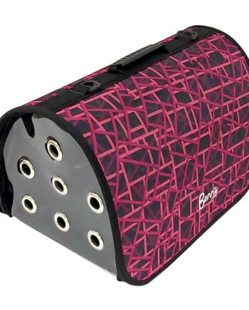 Flaybag Kedi Köpek Taşıma Çantası 25x26x42 cm Pembe Kare