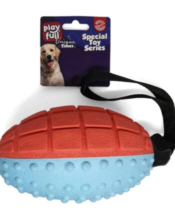 Playfull Sesli Lüx Köpek Eğitim Oyuncağı 28x9,5 Cm Turuncu