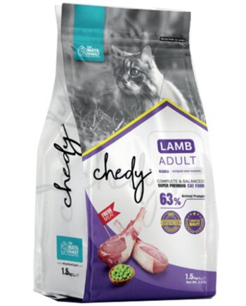Chedy Super Premium Kuzu Etli Yetişkin Kedi Maması 1.5 Kg