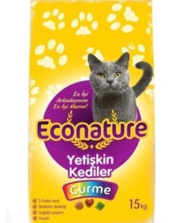 Econature Gurme Yetişkin Kedi Maması 15 Kg