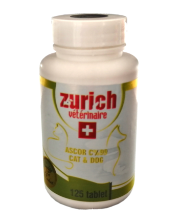 Zürich Ascor C, Kedi Köpek C Vitamini 125 Tablet
