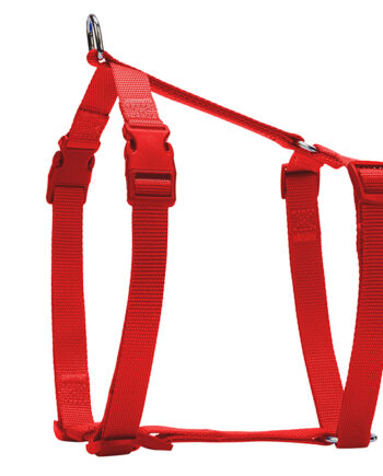 Doggie Ayarlanabilir Özellikli El Yapımı Köpek Göğüs Tasması 2 x 55-70 cm Kırmızı