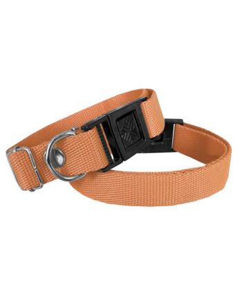 Markapet Köpek Tasması Dokuma 2 cm - Min: 30 cm - Max: 50 cm Turuncu