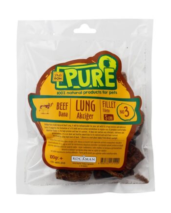 Delibon Pure Dana Kurutulmuş Akciğer Fileto 5 cm 100 gr