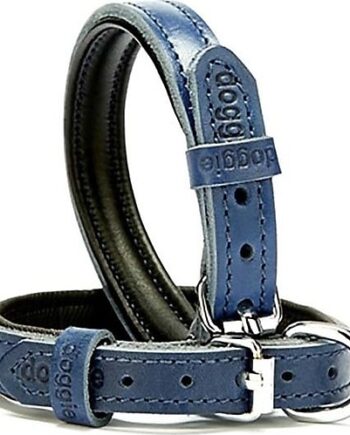 Doggie Comfort Deri Köpek Boyun Tasması 1,5x 25-33 cm Mavi
