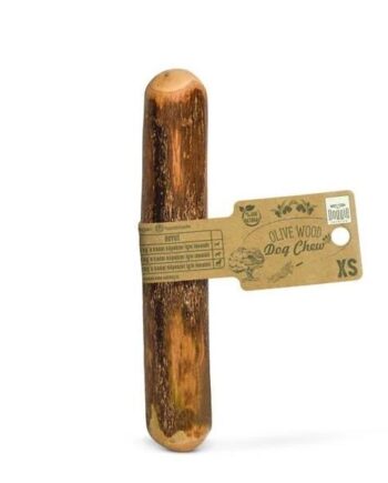 Doggie Doğal Zeytin Ağacı Çiğnenebilen Köpek Oyuncağı XS 12 x 1,5 cm - 5 kg