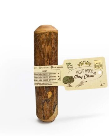 Doggie Doğal Zeytin Ağacı Çiğnenebilen Köpek Oyuncağı L 19 x 3,5 cm -  25 kg