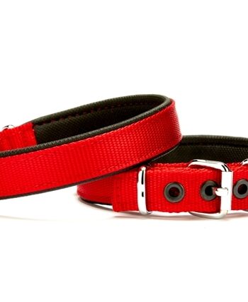 Doggie Softlu Köpek Boyun Tasması 1,5 cm x 35 cm Kırmızı