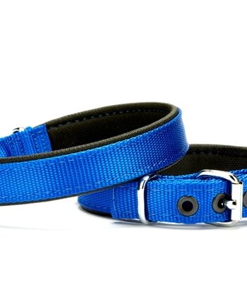 Yumuşak Doku Köpek Boyun Tasması 3,5/65 cm Mavi