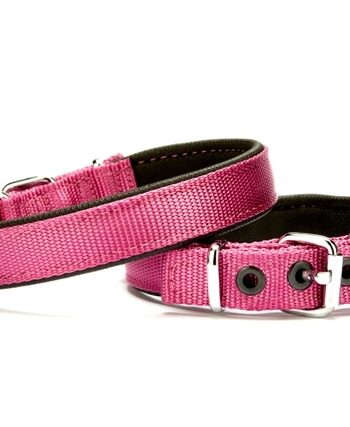 Doggie Dokuma Softlu Köpek Boyun Tasması 2 cm x 45 cm Mor