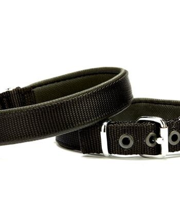 Yumuşak Doku Köpek Boyun Tasması 2 cm / 50 cm Siyah