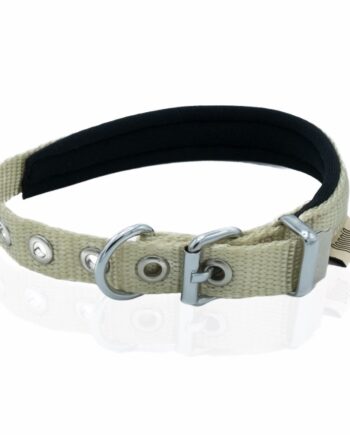 Doggie Softlu Köpek Boyun Tasması 1,5 cm x 30 cm Haki