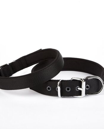 Doggie Comfort Dokuma Köpek Boyun Tasması 45-52 cm Siyah