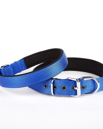 Doggie Comfort Dokuma Köpek Boyun Tasması 45-52 cm Mavi