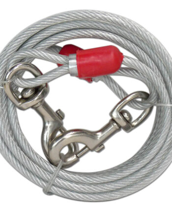 Eastland Köpek Bahçe Bağlama Çelik Halat 5 mm / 6 metre 80 kg