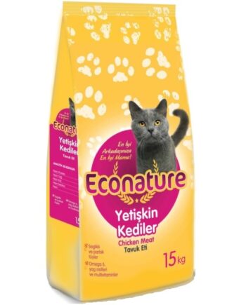 Econature Tavuklu Yetişkin Kedi Maması 15 kg