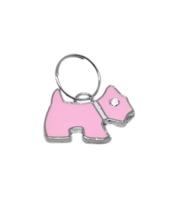 Köpek Tasma Aksesuarı İsimlik 1×2 cm Pembe