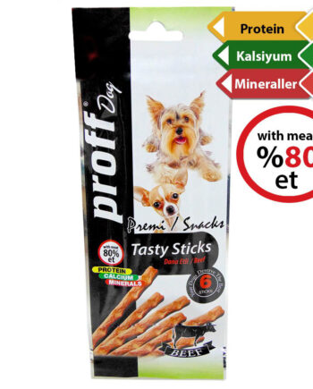 Proff Dog Küçük Irk Dana Etli Köpek Ödül Çubukları 6x5 gr