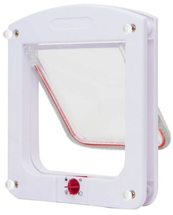 Markapet 4 Yolu Kedi köpek Kapısı 22x20x3 cm ( PVC + Ahşap )