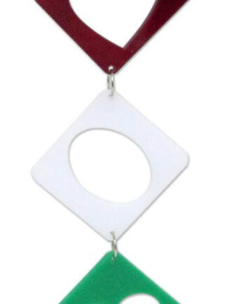 Kareli Oval Çanlı Kuş Oyuncağı 20 cm Zilli