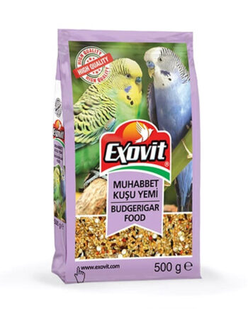 Exovit Yetişkin Muhabbet Kuşu Yemi 500 Gr