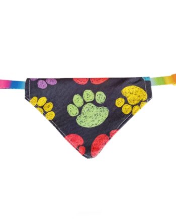 Markapet Pati Desenli Fular Kedi Ve Köpek Tasması 25-30 cm