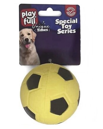 Playfull Zıplayan Top Köpek Oyuncağı 6,3 Cm Sarı