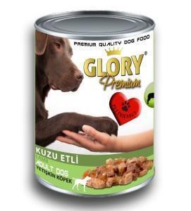 Glory Kuzu Etli Yetişkin Köpek Konserve Yaş Mama 400 gr